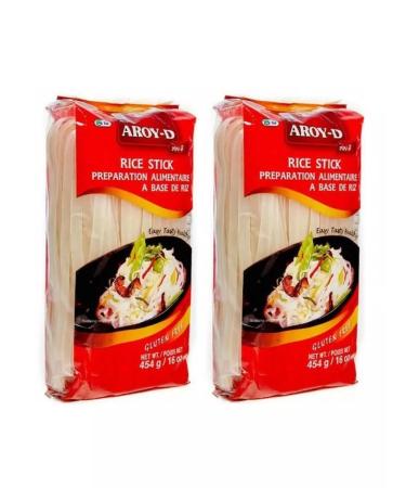 Rice noodles 10 mm "Aroy-D" 454 gr 2 pcs