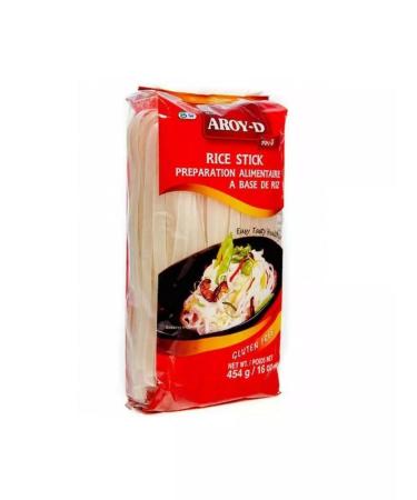 Rice noodles 10 mm "Aroy-D" 454 gr 2 pcs - Buy Online on GoSupps.com