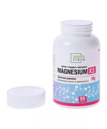 iROOTS TRAVA Magnesium Citrate Citrate glycinate sedative 650 mg - Buy Online on GoSupps.com