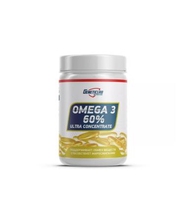 GENETICLAB Omega 3 60% concentration 90 capsules - Buy Online on GoSupps.com