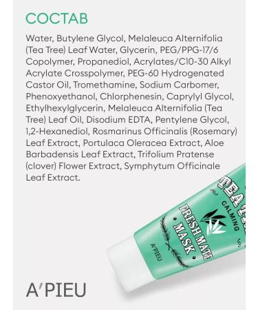 A'PIEU Night Mask indelible for the face with tea tree - Buy Online on GoSupps.com