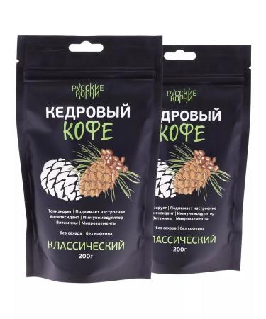 Russian roots Soluble coffee cedar without caffeine without sugar 2 pcs - Buy Online on GoSupps.com