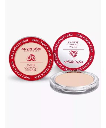 Alvin D'or Powder matting compact for face tone 02