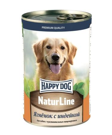 Happy Dog Wet food for dogs and puppies of lamb turkey 6x410 - Buy Online on GoSupps.com