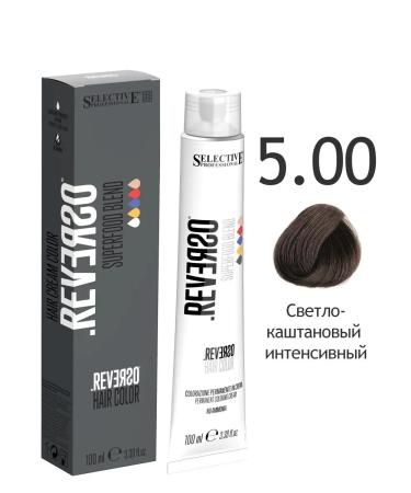 Selective Professional Cream paint 5.00 Light chestnut intensive reverso 100ml