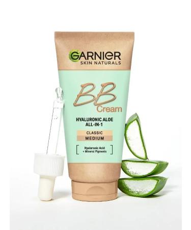 Garnier BB Cream Hyaluronic Aloe Current 5-B-1 SPF 20 50 ml - Buy Online on GoSupps.com