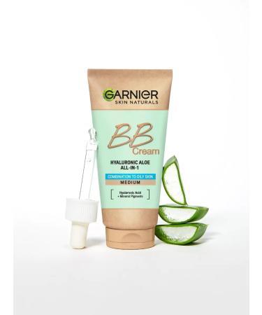 Garnier BB Cream Hyaluronic Aloe Current 5-B-1 SPF 25 50 ml - Buy Online on GoSupps.com