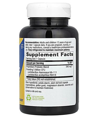 Nature's Way Pobiotics for the intestines of 180 vegetarian capsules - Buy Online on GoSupps.com