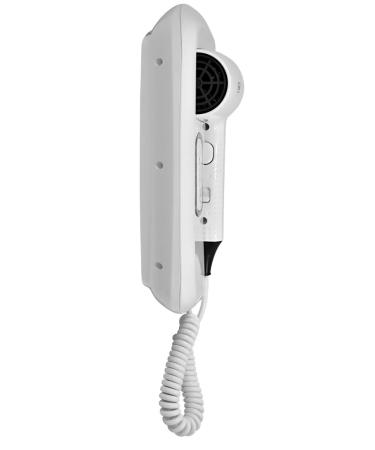 Puff Nast -wall hairdryer 1203V white 1.2 kW with socket 1405.033 - Buy Online on GoSupps.com