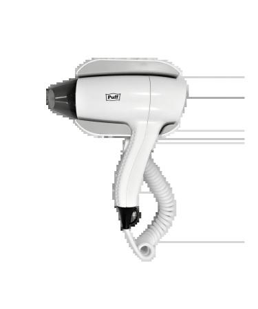 Puff Nasten hair dryer 1204 white 1.2 kW 1405.034 - Buy Online on GoSupps.com