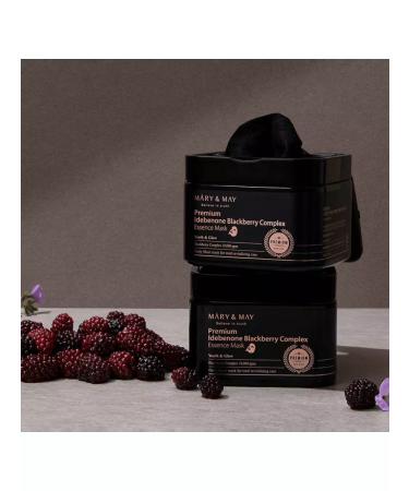 MARY&MAY A set of fabric facial masks with a how - Buy Online on GoSupps.com