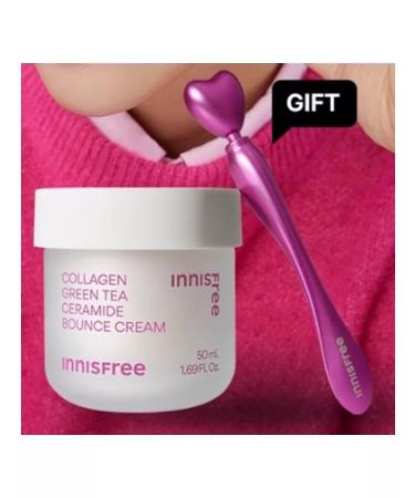 Innisfree Collagen cream with ceramides and green tea Bounce Cream - Buy Online on GoSupps.com