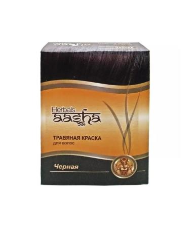 Aasha Herbals Black Hair Dye 60g - Buy Online on GoSupps.com