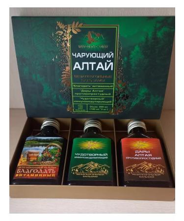 Grace from Altai Set of non -alcoholic balsam "enchanting Altai" Green - Buy Online on GoSupps.com