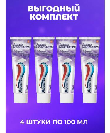 AquaFresh Blovers toothpaste 4 pcs 100 ml - Buy Online on GoSupps.com
