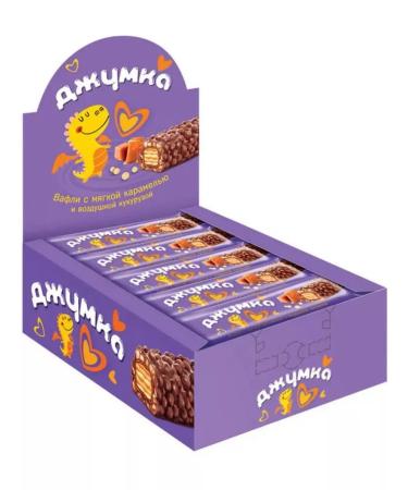 KDV Batonchik Jumka with air corn 15pcs 37g - Buy Online on GoSupps.com