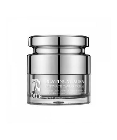 Ottie Anti -aging cream with platinum and black caviar extract 50 ml - Buy Online on GoSupps.com