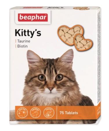 beaphar Kitty's+Taurine-Biotin Vitamins C Taurin and BIOTIN 75Tab