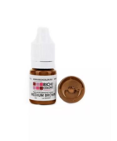 Rich color Pigments for the Medium Brown eyebrow permanent 5 ml