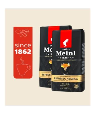 Julius Meinl Coffee in grains 0.5 kg 100% Arabica natural 2 pcs