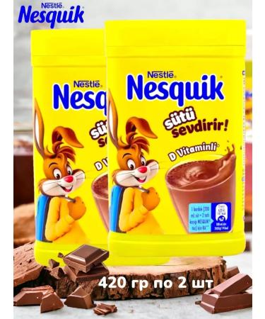 Nesquik Cocoa drink "Nesvik" 420g 2pcs