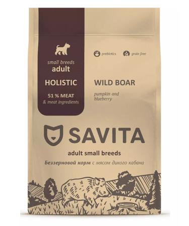 SAVITA Feed for small dogs with meat of a wild boar of Bezernovaya 10 kg - Buy Online on GoSupps.com