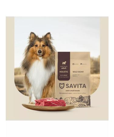 SAVITA Feed for small dogs with meat of a wild boar of Bezernovaya 10 kg - Buy Online on GoSupps.com