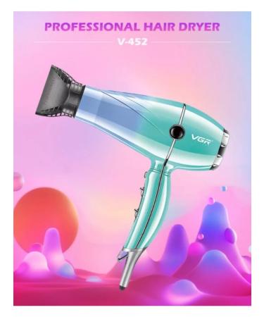 PHILIPS Professional hair hair dryer V-452 - Buy Online on GoSupps.com