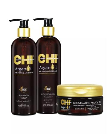 chi Balm shampoo and mask for power dry hair Argan Argan - Buy Online on GoSupps.com
