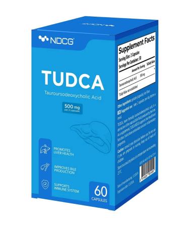 NDCG TUDCA 500 mg tucus 60 capsules - Buy Online on GoSupps.com