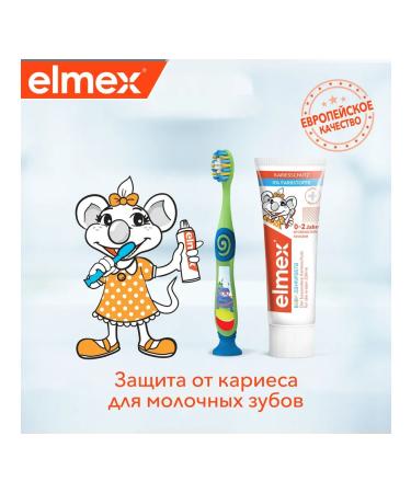 Elmex Toothpastes 0+ up to 6+ 50 ml 2 pcs - Buy Online on GoSupps.com