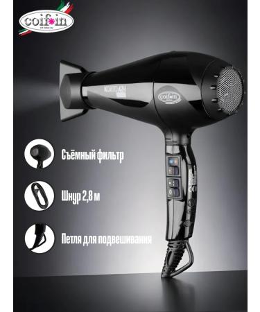 COIFIN Professional hair hair dryer with ionization korto k2h 2200w - Buy Online on GoSupps.com