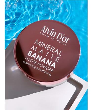 Alvin D'Or Banana Banana Matte's crumbling powder for the face - Buy Online on GoSupps.com