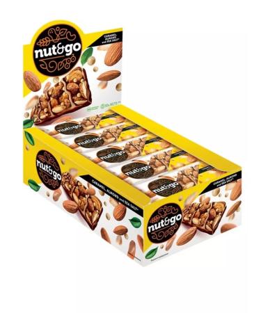 KDV Bank "Nut and Go" almond+Sol. Karamel 18x34 g - Buy Online on GoSupps.com
