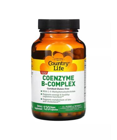 Country Life Coenzyme B-Complex Complex Coenzim B 120 capsules