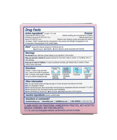 Boiron Camilia when teething 30 doses - Buy Online on GoSupps.com