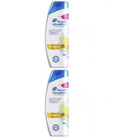 Head & Shoulders Shampoo against dandruff Citrus freshness 200 ml 2 pieces