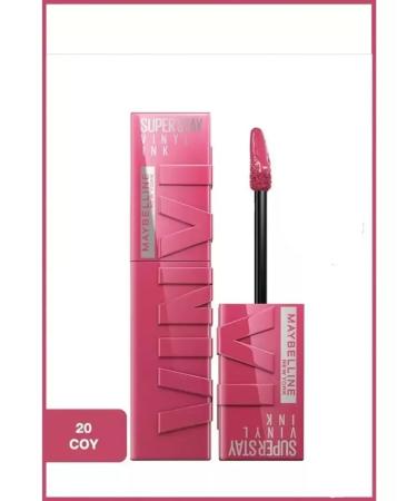 Maybelline New York Lipstick Superstay Vinyl Ink #20 Coy - Buy Online on GoSupps.com