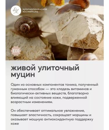 KRASNOPOLYANSKAYA COSMETICS Dry skin tonic with kelp - Buy Online on GoSupps.com