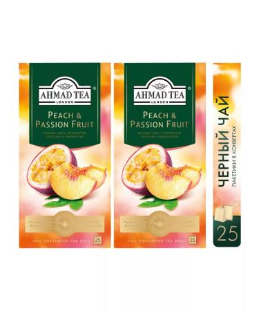 Ahmad Tea Black tea "Peach & Passion Fruit" 2pcs. Persian and Marakuya