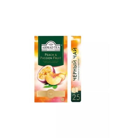 Ahmad Tea Black tea "Peach & Passion Fruit" 2pcs. Persian and Marakuya - Buy Online on GoSupps.com