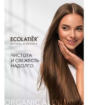 ECOLATIER Shampoo-scrub hair cleansing & detox Aloe Vera 300 g - Buy Online on GoSupps.com