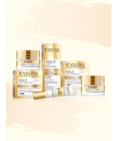 EVELINE Gold Lift Expert Eye Cream against wrinkles 15 ml - Buy Online on GoSupps.com