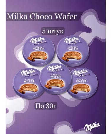Milka Choco Wafer waffles covered with milk chocolate 30g* 5pcs