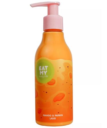EAT MY Body milk "Lassi with mango and papaya" 200 ml - Buy Online on GoSupps.com