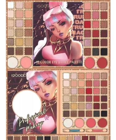 IGOODCO Professional Makeup 40 Color shadows shimmer highlighter glitter