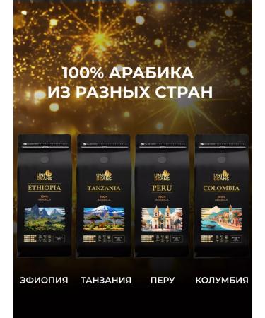 UNIBEANS Coffee in grains Arabica Blend 80% Robust 20% Exclusive 1 kg - Buy Online on GoSupps.com