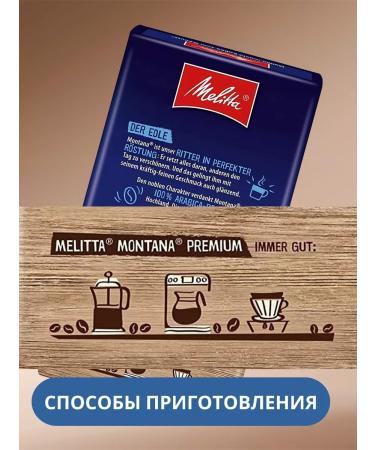 MELITTA Ground Arabica Coffee 100% Montana 500g Germany - Buy Online on GoSupps.com
