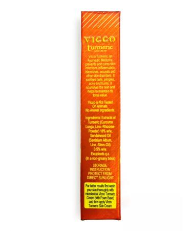 Vicco Vikko Turmeric with sandalwood oil and turmeric 30 g - Buy Online on GoSupps.com