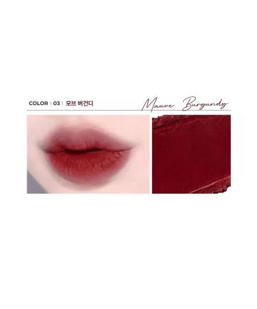 THE SAEM Lipstick matte 03 Mauve Burgundy - Buy Online on GoSupps.com